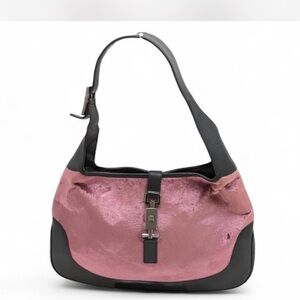 Tom Ford Gucci Jackie Bag Pink Velvet 1999